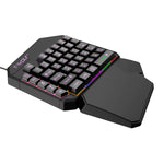 Tastiera a una mano per giochi mobili T-WOLF ， Specifiche ：, T19 Keyboard, TF-900 Set, Keyboard + Mouse + Throne