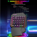 Tastiera a una mano per giochi mobili T-WOLF ， Specifiche ：, T19 Keyboard, TF-900 Set, Keyboard + Mouse + Throne