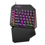 Tastiera a una mano per giochi mobili T-WOLF ， Specifiche ：, T19 Keyboard, TF-900 Set, Keyboard + Mouse + Throne