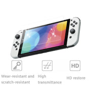 KJH NS-062 Console di gioco Pellicola protettiva per schermo anti-impronta digitale per Nintendo Switch OLED, NS-062