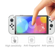KJH NS-062 Console di gioco Pellicola protettiva per schermo anti-impronta digitale per Nintendo Switch OLED, NS-062