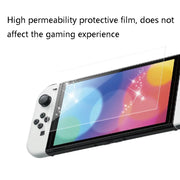 KJH NS-062 Console di gioco Pellicola protettiva per schermo anti-impronta digitale per Nintendo Switch OLED, NS-062