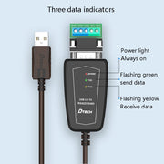DTECH DT-5019 Cavo di conversione da USB a RS485 / RS422, chip FT232, lunghezza:, 0.5m, 1.5m