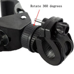 Clip per lampada portalampada girevole a 360 gradi per bicicletta da 3 pezzi, 3 PCS Bicycle Lamp Clip