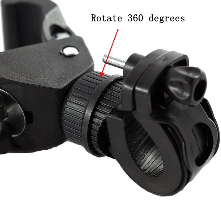 Clip per lampada portalampada girevole a 360 gradi per bicicletta da 3 pezzi, 3 PCS Bicycle Lamp Clip