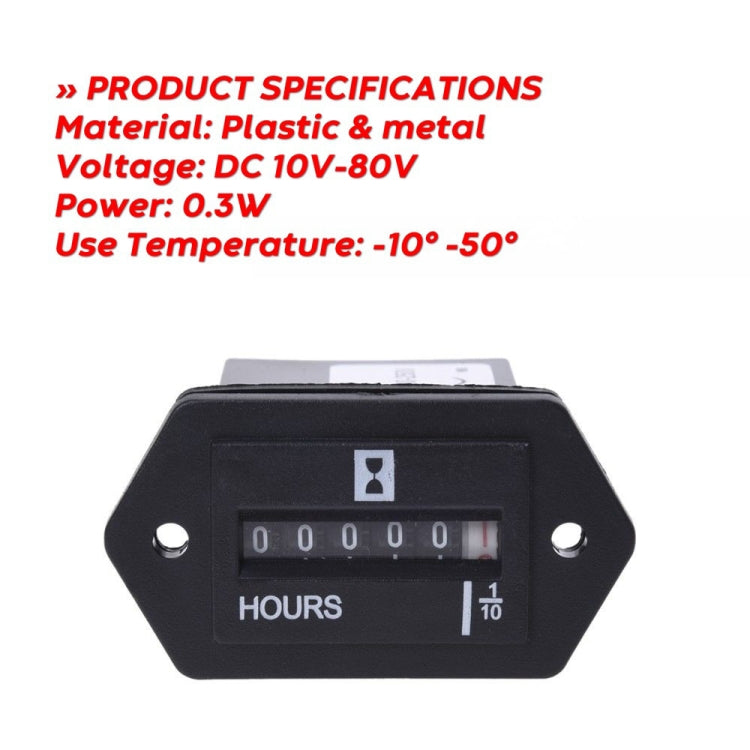 Timer industriale dell'escavatore del generatore, DC10-80V, AC100-250V