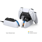 DOBE TP5-05103 Base di ricarica per gamepad a contatto con indicatore luminoso per PS5, TP5-05103