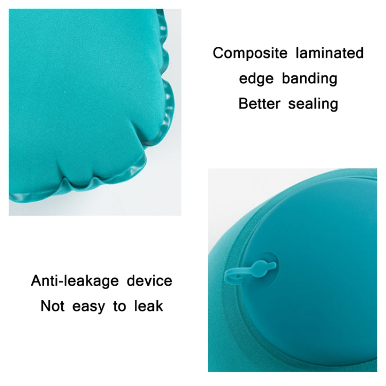 Cuscino da viaggio gonfiabile per la protezione del collo a forma di U, Flocked U009-01（Peacock Green ）, Flocked U009-03（Light Gray）, Flocked U009-04（Medium Blue）, Flocked U009-02（Rose Red）, Flocked U009-05（Dark Blue）, Flocked U009-060（Sky Blue）       ...