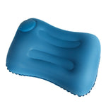 Cuscino da viaggio gonfiabile per la protezione del collo a forma di U, Flocked U009-01（Peacock Green ）, Flocked U009-03（Light Gray）, Flocked U009-04（Medium Blue）, Flocked U009-02（Rose Red）, Flocked U009-05（Dark Blue）, Flocked U009-060（Sky Blue）       ...
