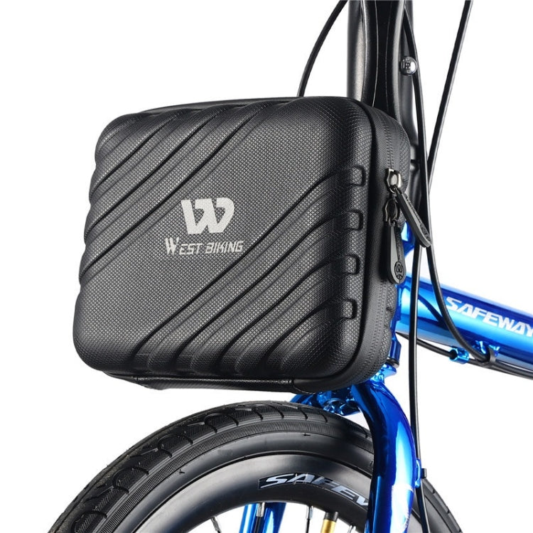 WEST BIKING Borsa portaoggetti rigida pieghevole per bici da 2 litri, WEST BIKING 2L Head Bag