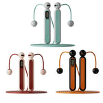 H8015 Counting Rope Skipping Sports Corda per saltare in filo d'acciaio intelligente per le donne, Long Rope (Blue), Long Rope (Pink), Long Rope (Orange), Dual-use (Blue), Dual-use (Pink), Dual-use (Orange), Aggravated (Blue), Aggravated (Pink)        ...