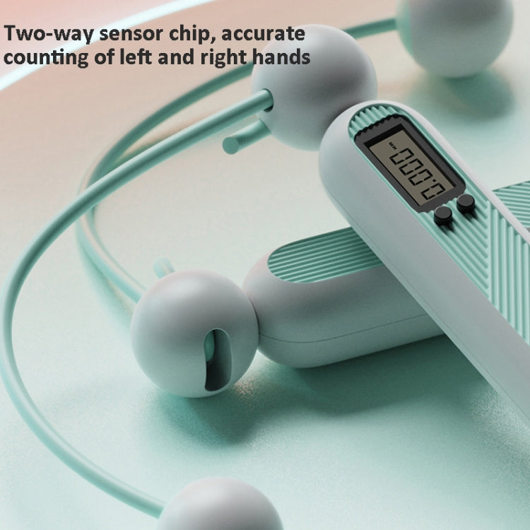 H8015 Counting Rope Skipping Sports Corda per saltare in filo d'acciaio intelligente per le donne, Long Rope (Blue), Long Rope (Pink), Long Rope (Orange), Dual-use (Blue), Dual-use (Pink), Dual-use (Orange), Aggravated (Blue), Aggravated (Pink)        ...