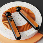 H8015 Counting Rope Skipping Sports Corda per saltare in filo d'acciaio intelligente per le donne, Long Rope (Blue), Long Rope (Pink), Long Rope (Orange), Dual-use (Blue), Dual-use (Pink), Dual-use (Orange), Aggravated (Blue), Aggravated (Pink)        ...