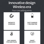 Caricabatterie wireless 3 in 1 con supporto magnetico