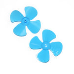100 PCS La tecnologia dell'elica a quattro pale ha realizzato accessori per giocattoli, consegna a colori casuali, Four-Blade Propeller