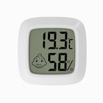 Misurazione della temperatura e dell'umidità Misuratore della temperatura della stanza del bambino, Square