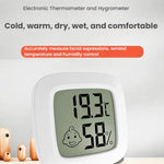 Misurazione della temperatura e dell'umidità Misuratore della temperatura della stanza del bambino, Square