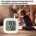 Misurazione della temperatura e dell'umidità Misuratore della temperatura della stanza del bambino, Square