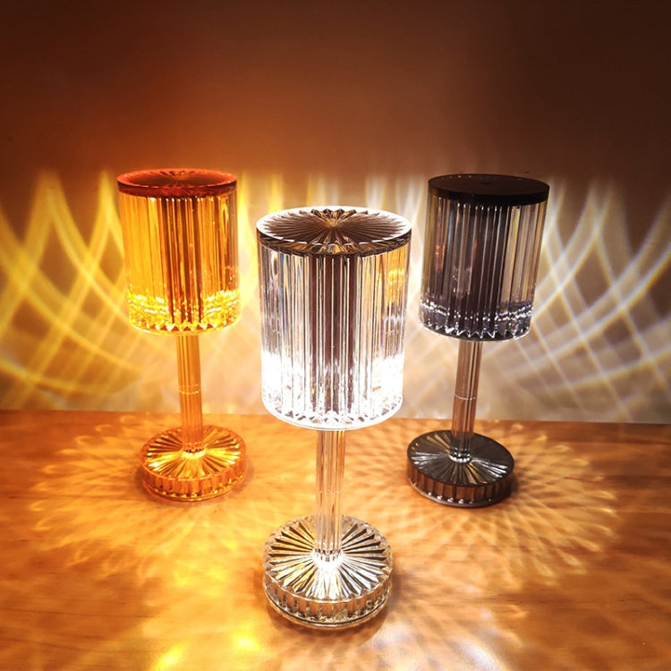 Lampada da tavolo in cristallo di diamante con tocco di ricarica USB, USB Charging(Tri-tone Light), USB Charging(RGB with Remote Control 16 Color)
