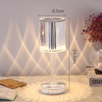 Lampada da tavolo in cristallo di diamante con tocco di ricarica USB, USB Charging(Tri-tone Light), USB Charging(RGB with Remote Control 16 Color)