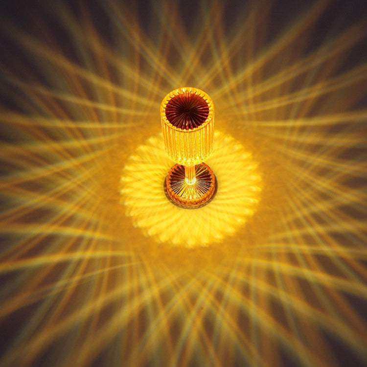 Lampada da tavolo in cristallo di diamante con tocco di ricarica USB, USB Charging(Tri-tone Light), USB Charging(RGB with Remote Control 16 Color)