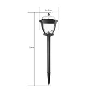 Lampada solare da giardino impermeabile 2 LED 5W