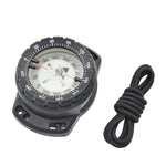 KEEP DIVING CP-992 Bussola subacquea luminosa con corda elastica magnetica forte, Diving Compass(Grey), Diving Compass(Blue), Diving Compass(Yellow), Diving Compass(Black)