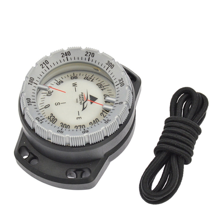 KEEP DIVING CP-992 Bussola subacquea luminosa con corda elastica magnetica forte, Diving Compass(Grey), Diving Compass(Blue), Diving Compass(Yellow), Diving Compass(Black)