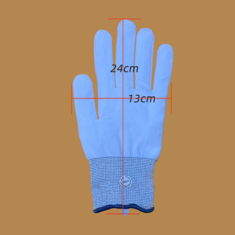 1 paio di guanti luminosi a LED per ossa delle mani, XL