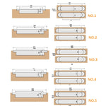 Cerniera a scomparsa per porta a libro con cerniera a croce regolabile tridimensionale, No. 1 Sand Silver 40kg, No. 2 Sand Silver 60kg, No. 3 Sand Silver 80kg, No. 4 Sand Silver 80kg, No. 5 Sand Silver 120kg, No. 1 Dumb Black 40kg, No. 2 Dumb Black 60k...