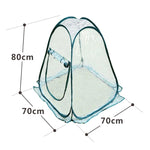 Serra portatile pieghevole per ombreggiatura della pioggia da giardinaggio, 70x70x80cm