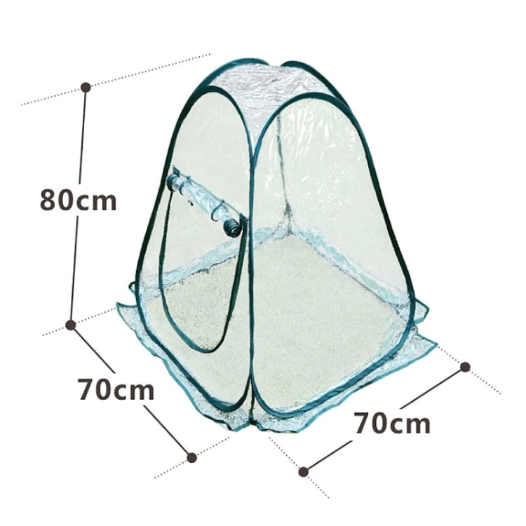 Serra portatile pieghevole per ombreggiatura della pioggia da giardinaggio, 70x70x80cm