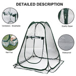 Serra portatile pieghevole per ombreggiatura della pioggia da giardinaggio, 70x70x80cm
