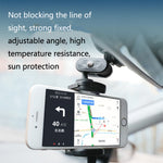 Supporto per ventosa per telefono con specchietto retrovisore per auto da 5 pezzi, Mirror Phone Suction Cup Holder