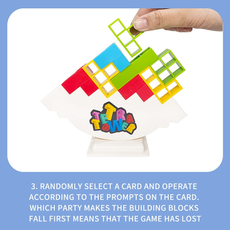 Balance Game Stacking Block Giocattolo di interazione da tavolo, Balance Game Toy