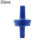 Valvola di ritegno della trachea della pompa dell'ossigeno dell'acquario da 20 pezzi, 4mm (Red), 4mm (Black), 4mm (White), 4mm (Blue), 8mm (Red), 10mm (White), 12mm (White), 4mm (White Red), 4mm (White Black)