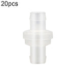 Valvola di ritegno della trachea della pompa dell'ossigeno dell'acquario da 20 pezzi, 4mm (Red), 4mm (Black), 4mm (White), 4mm (Blue), 8mm (Red), 10mm (White), 12mm (White), 4mm (White Red), 4mm (White Black)