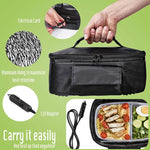 MZL005 Scaldavivande 12V Riscaldatore elettrico Contenitore portapranzo, Food Warmer Lunch Box