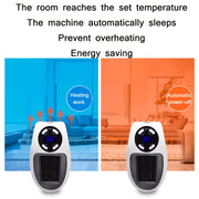 Piccolo riscaldatore per il controllo della temperatura intelligente multifunzionale per uso domestico, specifica:, EU Plug, US Plug, UK Plug