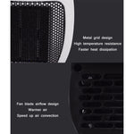 Piccolo riscaldatore per il controllo della temperatura intelligente multifunzionale per uso domestico, specifica:, EU Plug, US Plug, UK Plug