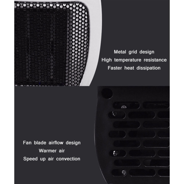 Piccolo riscaldatore per il controllo della temperatura intelligente multifunzionale per uso domestico, specifica:, EU Plug, US Plug, UK Plug