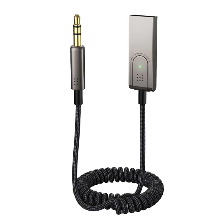 BY301 AUX Car Bluetooth 5.0 Ricevitore Adattatore Bluetooth per chiamate mobili, BY301