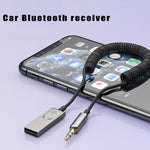 BY301 AUX Car Bluetooth 5.0 Ricevitore Adattatore Bluetooth per chiamate mobili, BY301