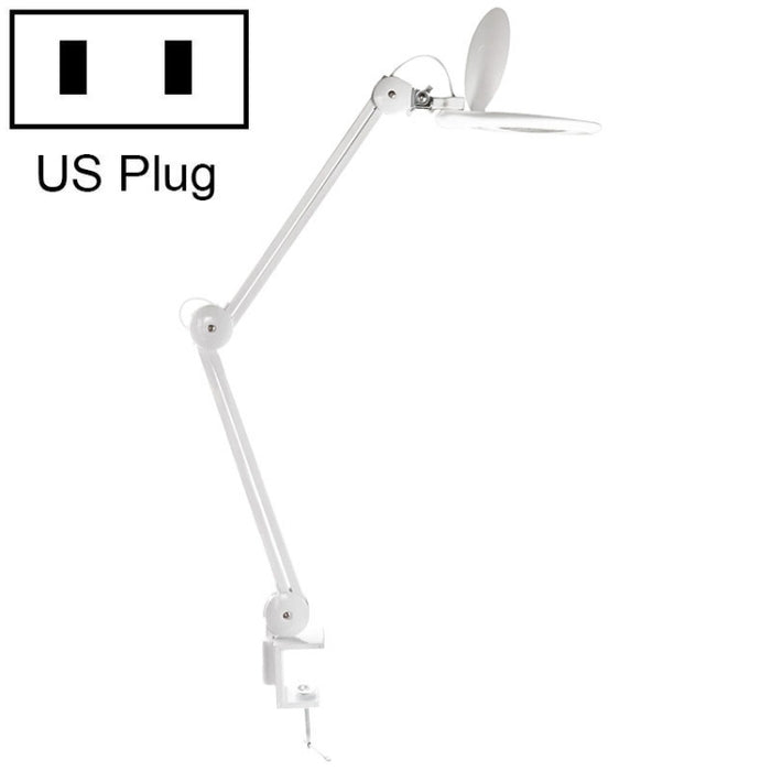 TS-9827 Lente d'ingrandimento multifunzionale per lavori di manutenzione con clip 8X con luce a LED, 8X (EU Plug), 8X (US Plug)