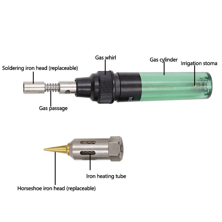 Strumento di riparazione della saldatura domestica Saldatore a gas tipo penna, 3 In 1, 4 In 1