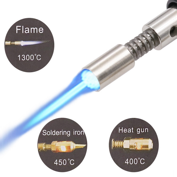 Strumento di riparazione della saldatura domestica Saldatore a gas tipo penna, 3 In 1, 4 In 1