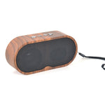 Mini altoparlante Bluetooth F3 Retro Wood-Grain supporta la scheda TF