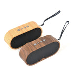 Mini altoparlante Bluetooth F3 Retro Wood-Grain supporta la scheda TF
