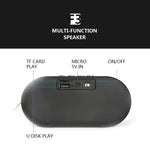 Mini altoparlante Bluetooth F3 Retro Wood-Grain supporta la scheda TF