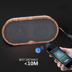 Mini altoparlante Bluetooth F3 Retro Wood-Grain supporta la scheda TF